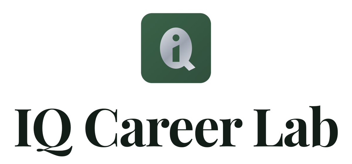IQ Career Lab stacked lockup